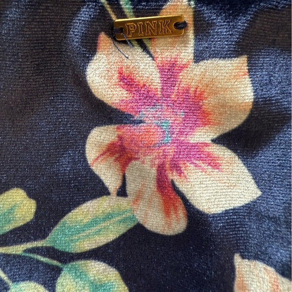 Victoria’s Secret Pink One Piece Cut Out Velvet Hawaiian Print Swimsuit Size Med - Picture 11 of 15